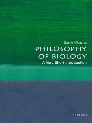 cover image of Philosophy of Biology